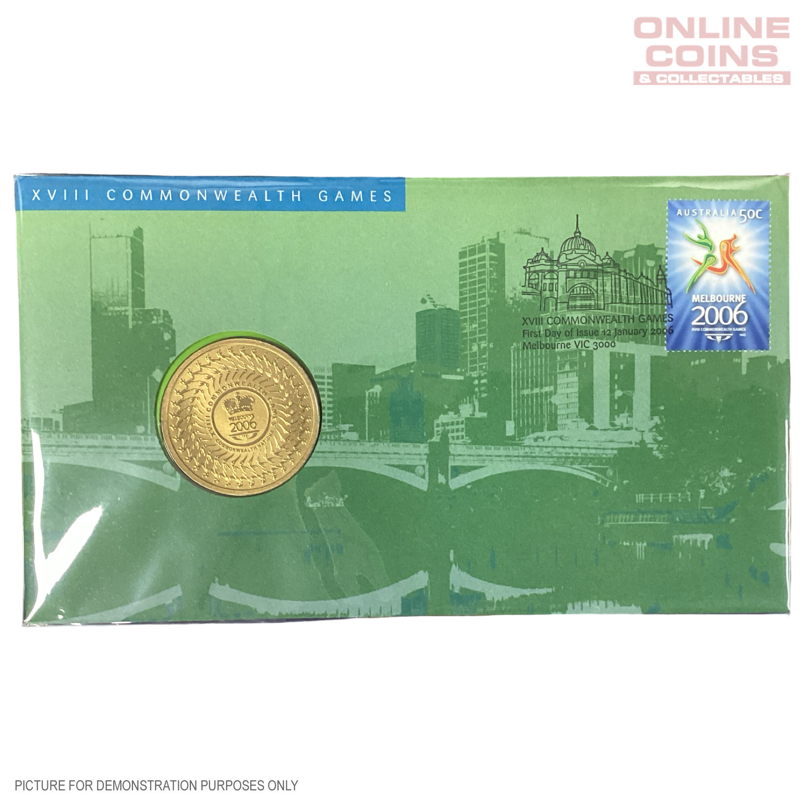 2006 - Australia Post - Royal Australian Mint - XVIII (18) Melbourne Commonwealth Games PNC